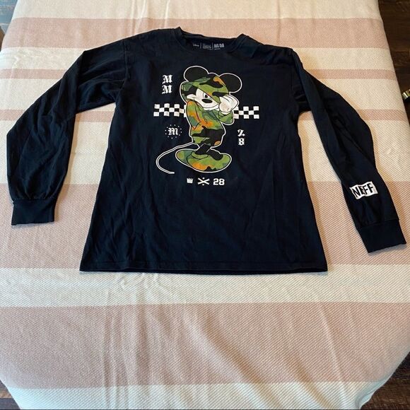 Disney Neff Mickey Long Sleeve Shirt - Picture 1 of 8
